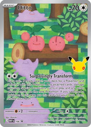 Ditto (106) - Holofoil [ME Mega Evolution Promo]