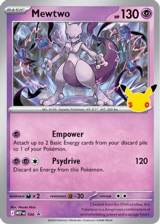 Mewtwo (104) - Holofoil [ME Mega Evolution Promo]
