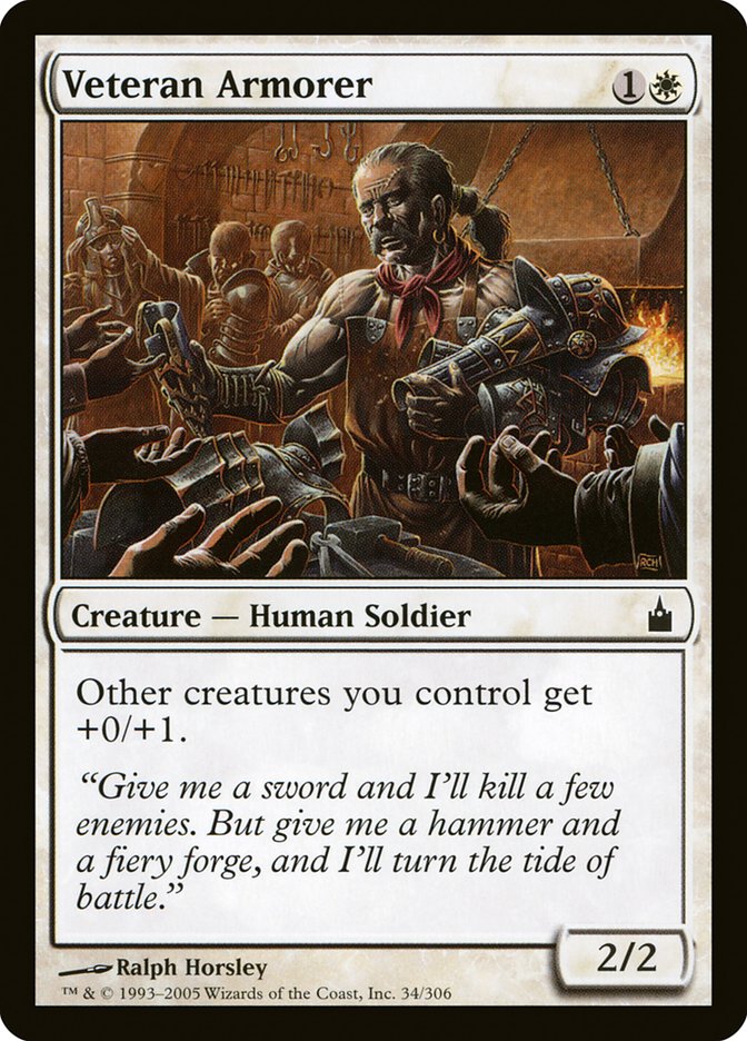 Veteran Armorer [Ravnica: City of Guilds] - Magic: The Gathering - Card Brawlers | Quebec | Canada |