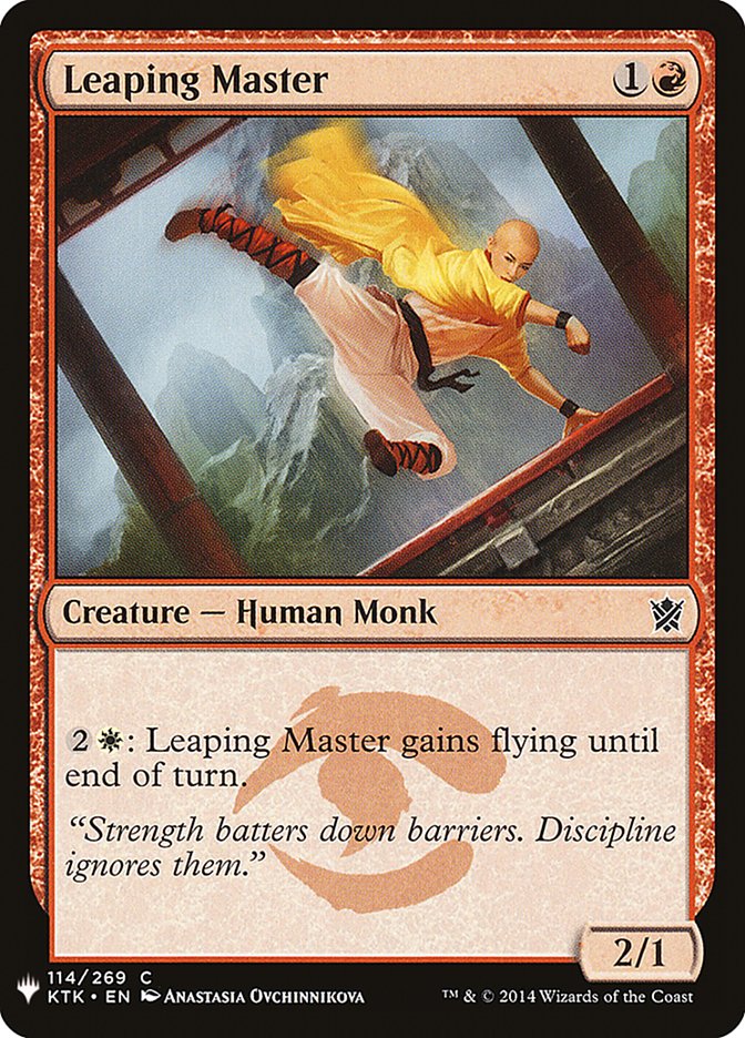 Leaping Master [Mystery Booster] - Magic: The Gathering - Card Brawlers | Quebec | Canada |