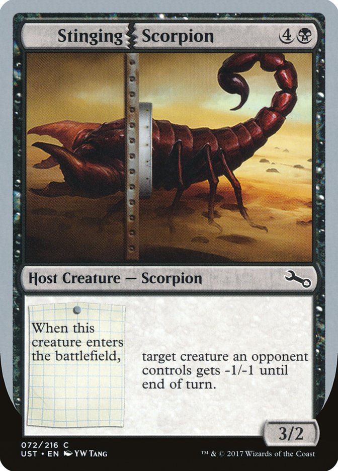 Stinging Scorpion [Unstable] - Magic: The Gathering - Card Brawlers | Quebec | Canada |