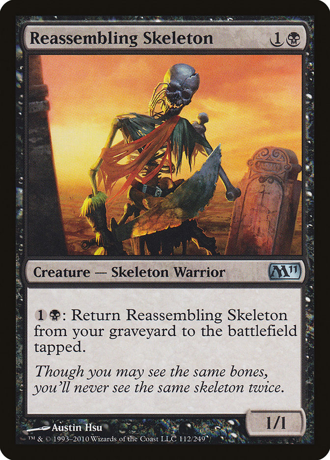 Reassembling Skeleton [Magic 2011] - Magic: The Gathering - Card Brawlers | Quebec | Canada |
