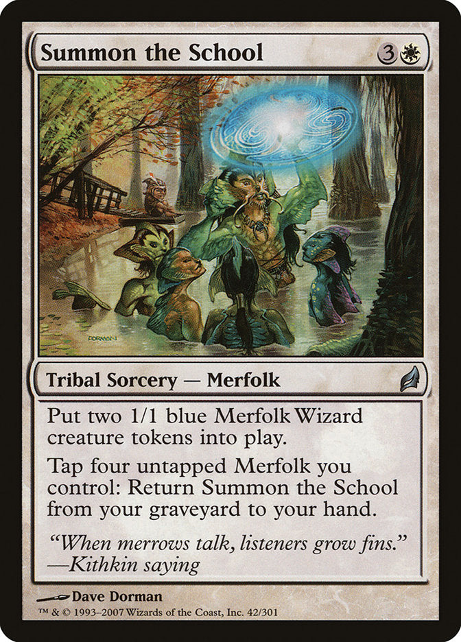 Summon the School [Lorwyn] - Magic: The Gathering - Card Brawlers | Quebec | Canada |