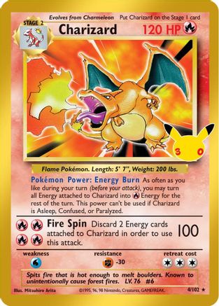 Charizard (004/102) - Holofoil [ME 30th Celebration Classic Collection]