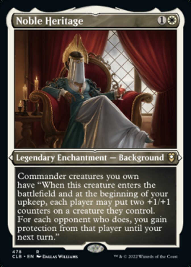 Noble Heritage (Foil Etched) [Commander Legends: Battle for Baldur's Gate] - Magic: The Gathering - Card Brawlers | Quebec | Canada |