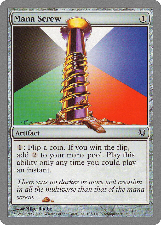 Mana Screw [Unhinged] - Magic: The Gathering - Card Brawlers | Quebec | Canada |