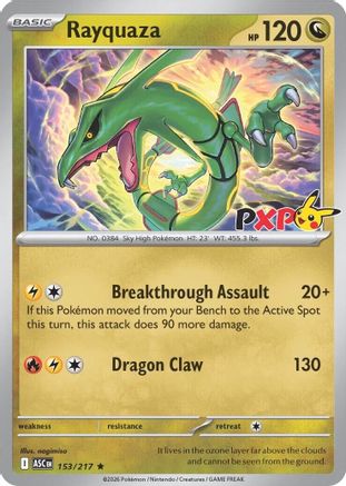 Rayquaza (153/217) - Holofoil [Miscellaneous Cards & Products]