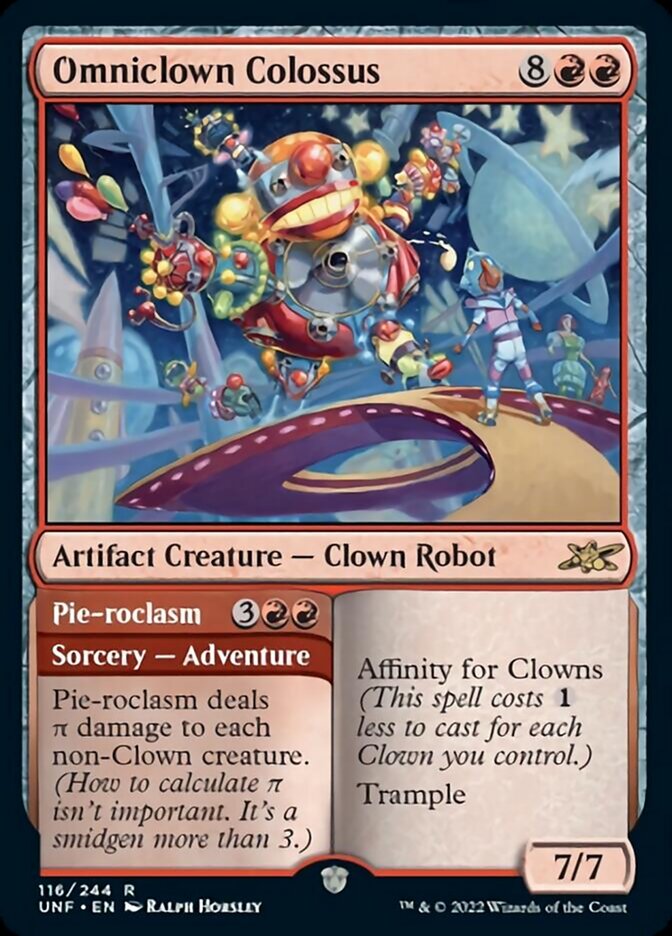 Omniclown Colossus // Pie-roclasm [Unfinity] - Magic: The Gathering - Card Brawlers | Quebec | Canada |