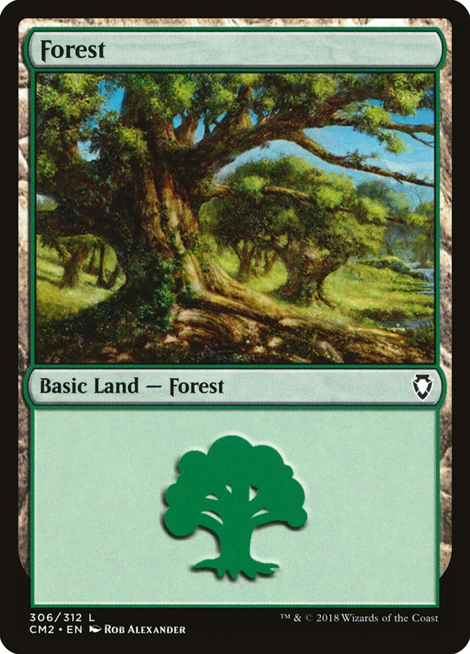 Forest (306) [Commander Anthology Volume II] - Magic: The Gathering - Card Brawlers | Quebec | Canada |