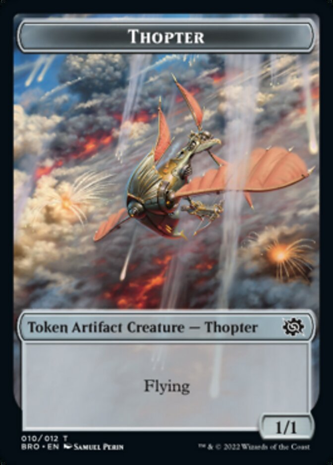 Thopter // Construct (005) Double-Sided Token [The Brothers' War Tokens] - Magic: The Gathering - Card Brawlers | Quebec | Canada |