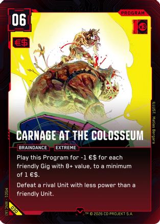 Carnage at the Colosseum (030) - Welcome to Night City  Retail