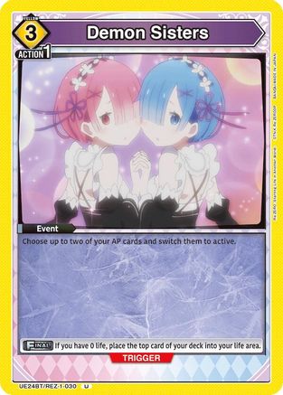 Demon Sisters (UE24BT/REZ-1-030) - UE24BT ReZERO Starting Life in Another World
