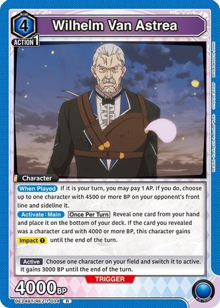 Wilhelm Van Astrea (UE24BT/REZ-1-034) - UE24BT ReZERO Starting Life in Another World Foil