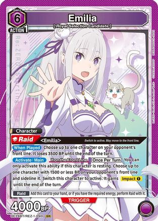 Emilia (090) (UE24BT/REZ-1-090) - UE24BT ReZERO Starting Life in Another World Foil