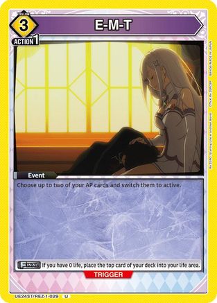 E-M-T (UE24ST/REZ-1-029) - UE24ST ReZERO Starting Life in Another World Starter Deck