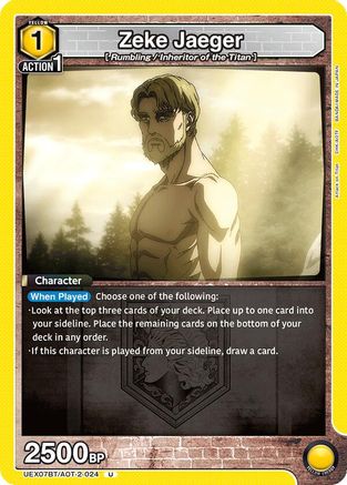 Zeke Jaeger (024) (UEX07BT/AOT-2-024) - UEX07BT Attack on Titan Vol 2