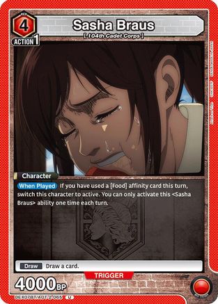 Sasha Braus (065) (UEX07BT/AOT-2-065) - UEX07BT Attack on Titan Vol 2
