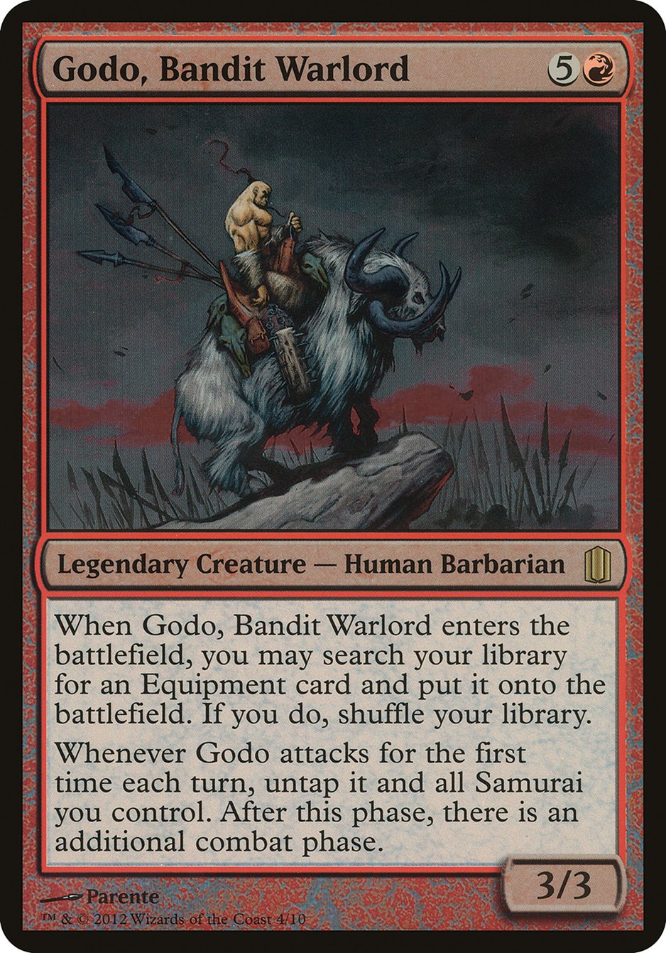 Godo, Bandit Warlord (Oversized) [Commander's Arsenal Oversized] - Magic: The Gathering - Card Brawlers | Quebec | Canada |