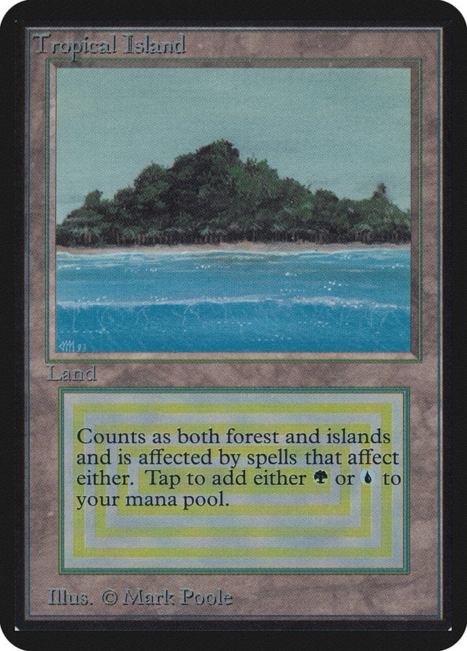 Tropical Island [Alpha Edition] - Magic: The Gathering - Card Brawlers | Quebec | Canada |