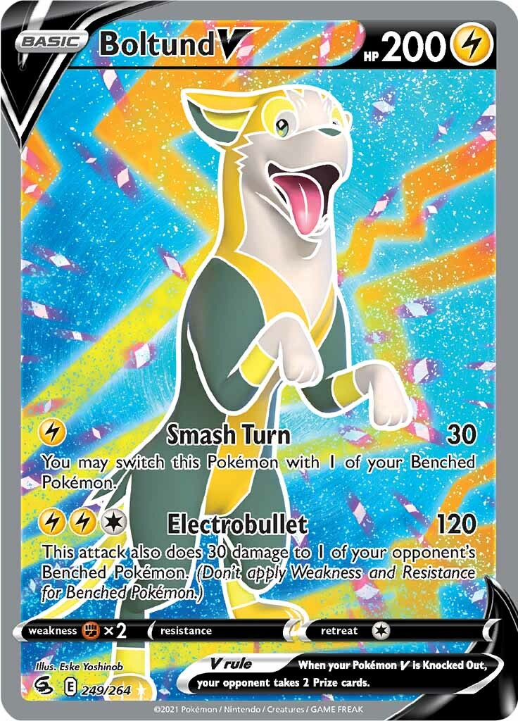 Boltund V (249/264) [Sword & Shield: Fusion Strike] - Pokémon - Card Brawlers | Quebec | Canada |