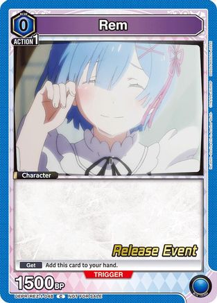 Rem (048) (UEPR/REZ-1-048) - UE24BT ReZERO Starting Life in Another World Release Event Cards - UE24BT: Re:ZERO -Starting Life in Another World- Release Event Cards - Card Brawlers | Quebec | Canada |
