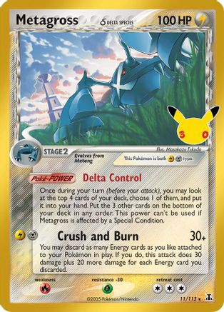 Metagross (Delta Species) (011/null) - Holofoil [ME 30th Celebration Classic Collection]