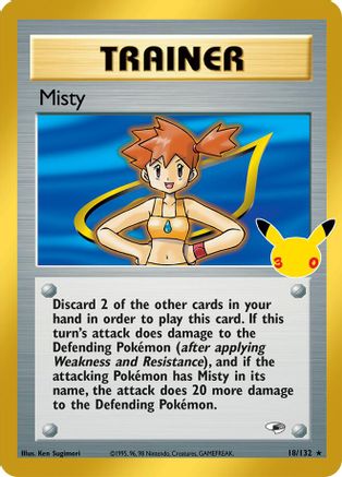 Misty (018/null) - Holofoil [ME 30th Celebration Classic Collection]