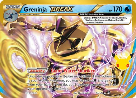 Greninja BREAK (041/null) - Holofoil [ME 30th Celebration Classic Collection]
