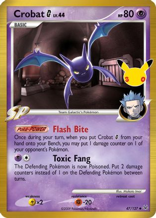 Crobat G (047/null) - Holofoil [ME 30th Celebration Classic Collection]