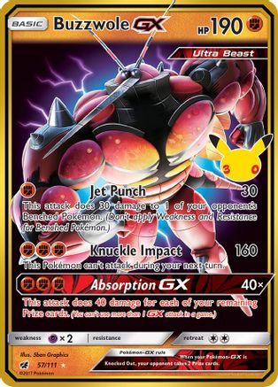 Buzzwole GX (057/null) - Holofoil [ME 30th Celebration Classic Collection]