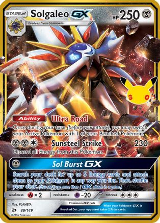 Solgaleo GX (089/null) - Holofoil [ME 30th Celebration Classic Collection]