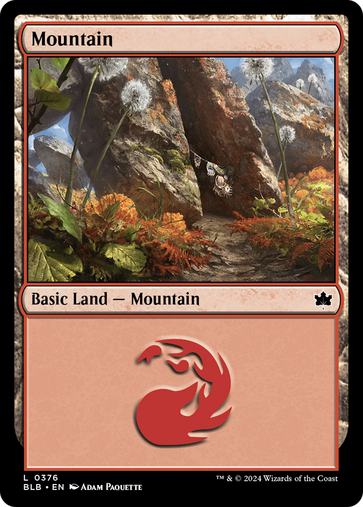 Mountain (0376) [Bloomburrow] - Magic: The Gathering - Card Brawlers | Quebec | Canada |