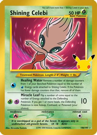 Shining Celebi (106/null) - Holofoil [ME 30th Celebration Classic Collection]