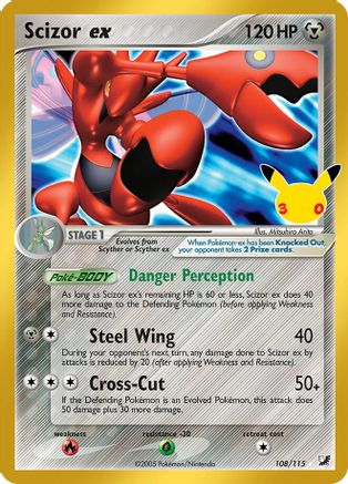 Scizor ex (108/null) - Holofoil [ME 30th Celebration Classic Collection]