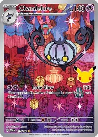 Chandelure (137/128) - Holofoil [ME 30th Celebration]