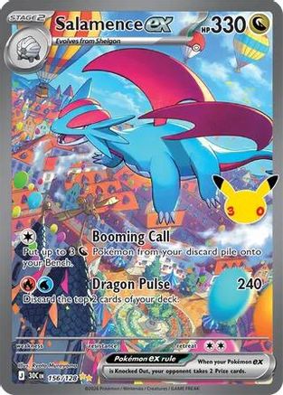 Salamence ex (156/128) - Holofoil [ME 30th Celebration]