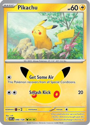 Pikachu (046/128) - Holofoil [ME 30th Celebration]