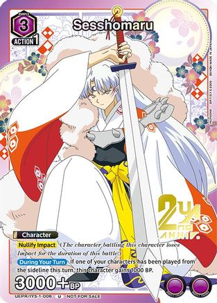Sesshomaru (006) (UEPR/IYS-1-006) - Union Arena Promotion Cards Foil