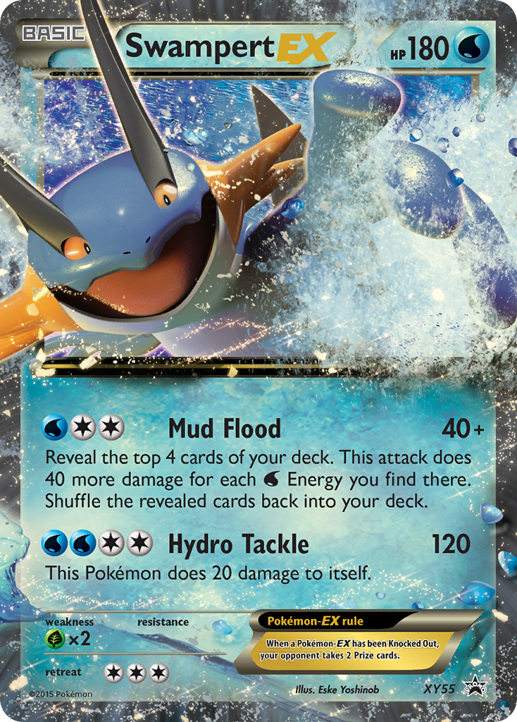Swampert EX (XY55) [XY: Black Star Promos] - Pokémon - Card Brawlers | Quebec | Canada |