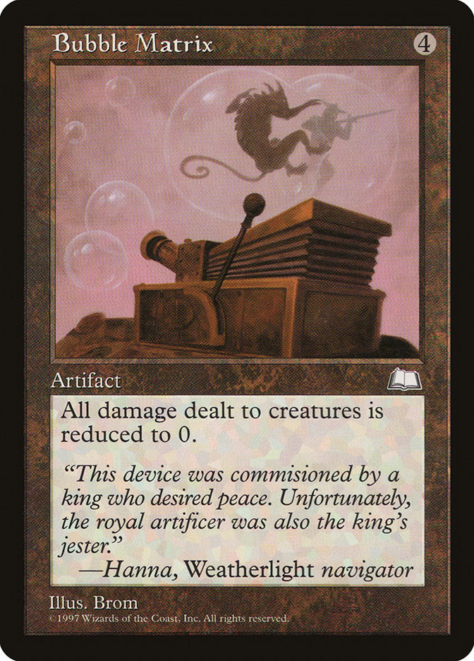 Bubble Matrix [Weatherlight] - Magic: The Gathering - Card Brawlers | Quebec | Canada |