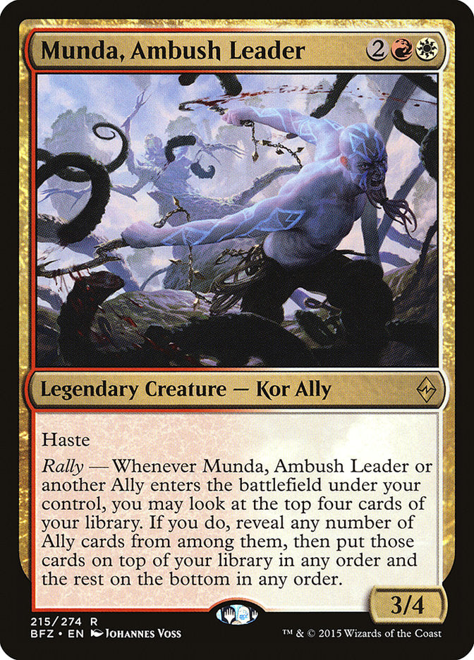 Munda, Ambush Leader [Battle for Zendikar] - Magic: The Gathering - Card Brawlers | Quebec | Canada |