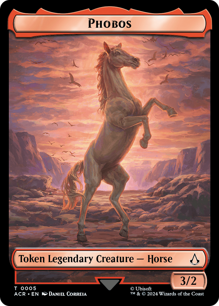 Assassin // Phobos Double-Sided Token [Assassin's Creed Tokens] - Magic: The Gathering - Card Brawlers | Quebec | Canada |