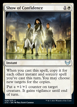 Show of Confidence [Strixhaven: School of Mages] - Magic: The Gathering - Card Brawlers | Quebec | Canada |