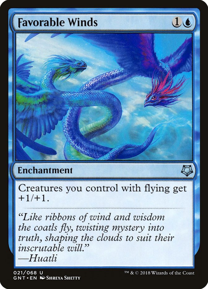 Favorable Winds [Game Night 2018] - Magic: The Gathering - Card Brawlers | Quebec | Canada |