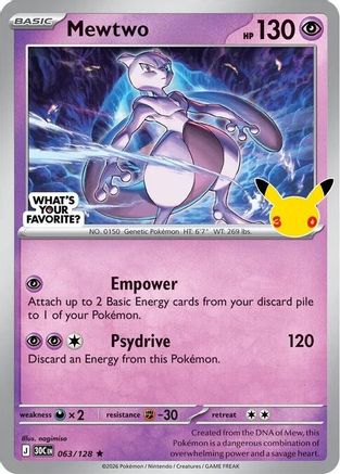 Mewtwo (063/128) - Holofoil [Miscellaneous Cards & Products]