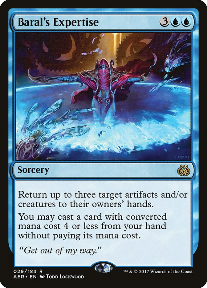 Baral's Expertise [Aether Revolt] - Magic: The Gathering - Card Brawlers | Quebec | Canada |