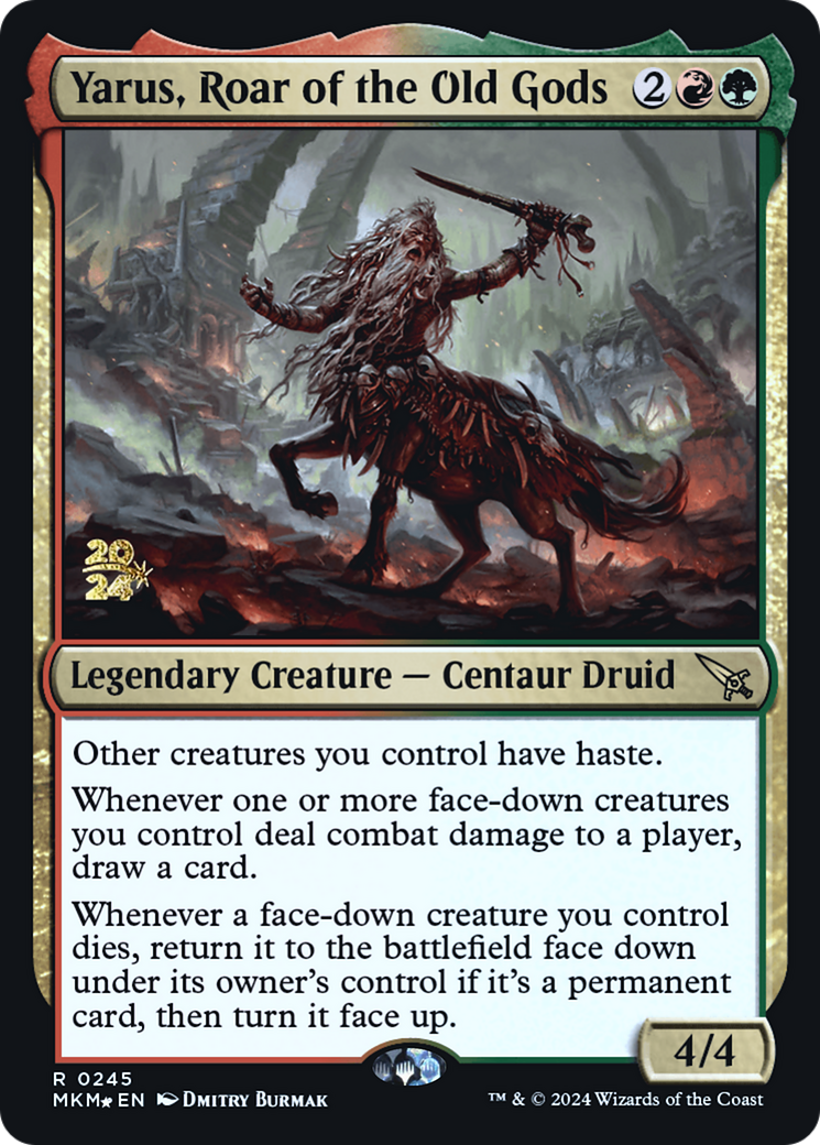 Yarus, Roar of the Old Gods [Murders at Karlov Manor Prerelease Promos] - Magic: The Gathering - Card Brawlers | Quebec | Canada |