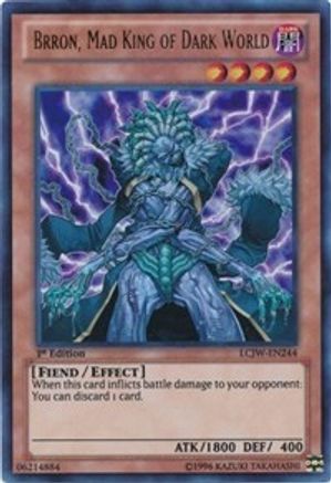 Brron, Mad King of Dark World [LCJW-EN244] Ultra Rare - Yu-Gi-Oh! - Card Brawlers | Quebec | Canada |