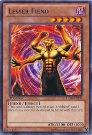 Lesser Fiend [LCJW-EN238] Rare - Yu-Gi-Oh! - Card Brawlers | Quebec | Canada |