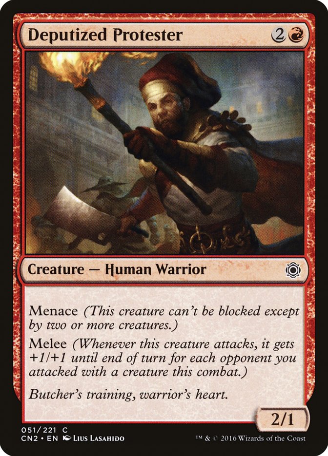 Deputized Protester [Conspiracy: Take the Crown] - Magic: The Gathering - Card Brawlers | Quebec | Canada |